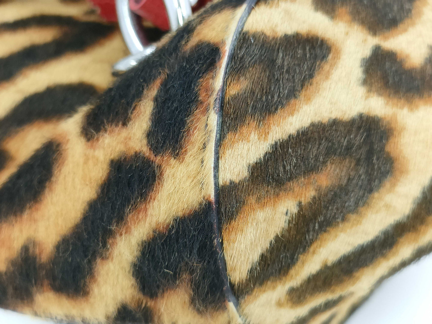 Dior Leopard Print Harako Handbag Handbag