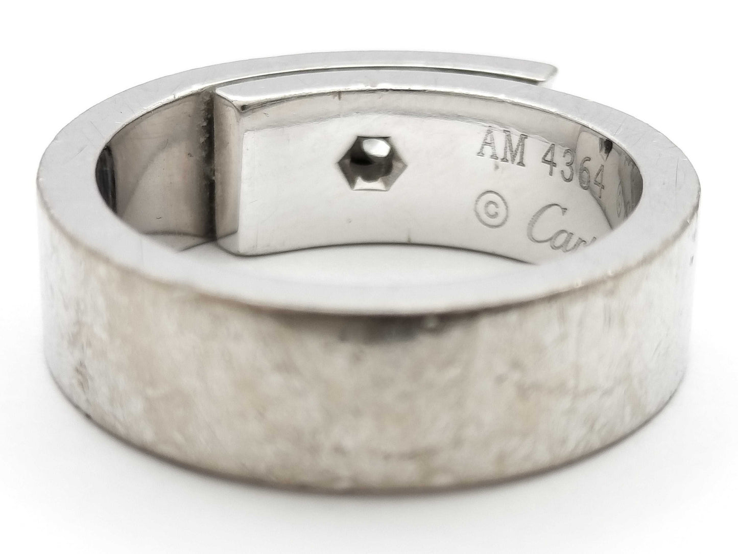 Cartier Anniversary #51 1PD WG 750 12.5g Ring