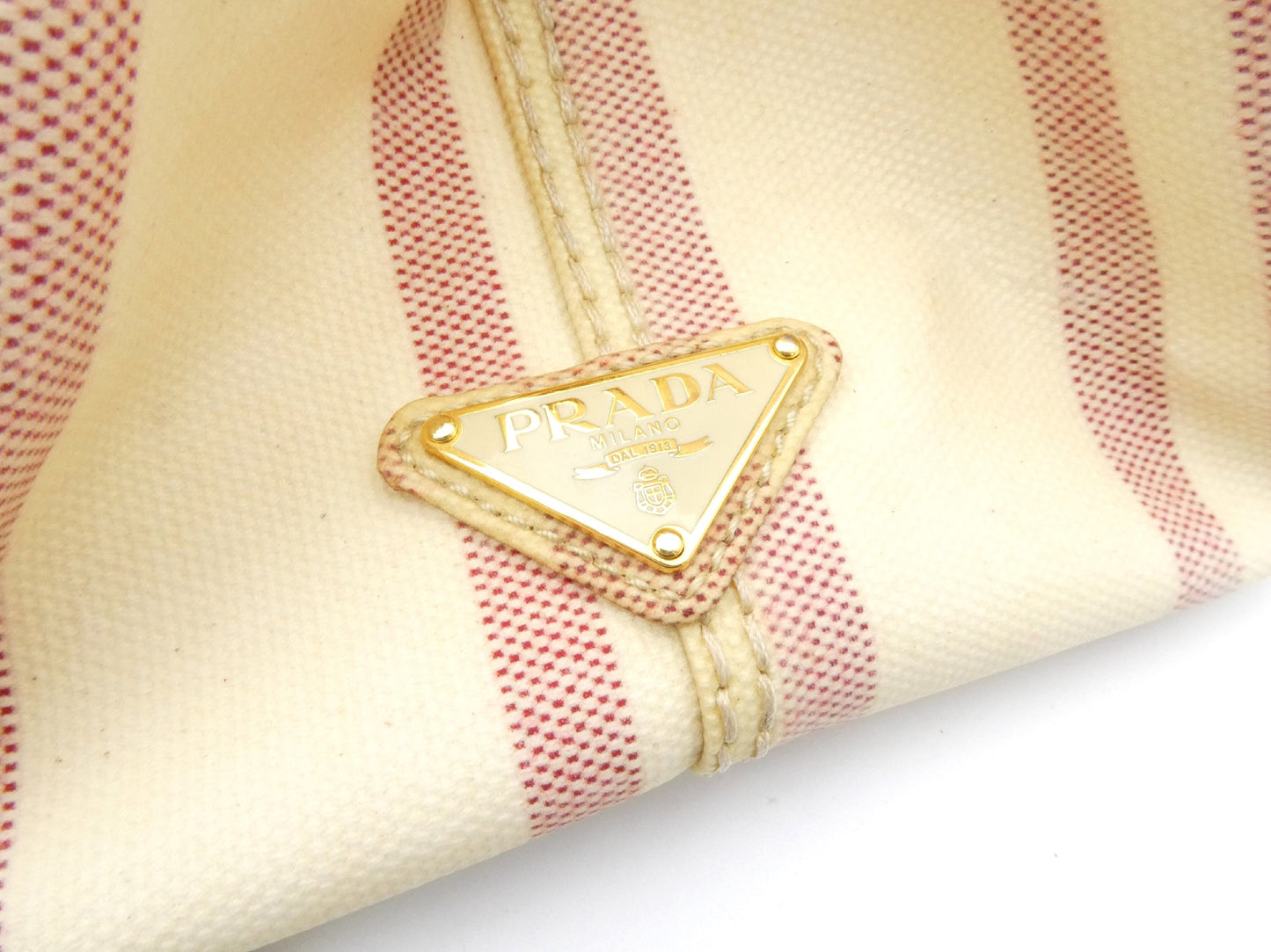 PRADA Canapa Coated Canvas 2-Way Tote Bag