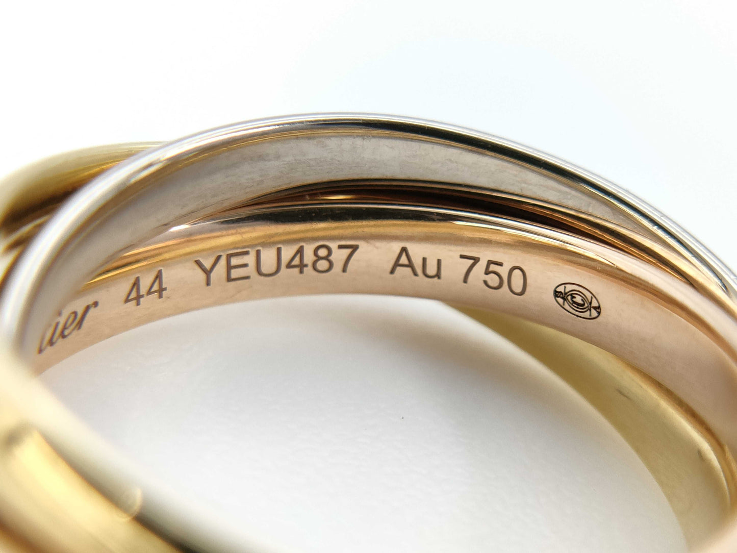 Cartier Trinity #44 AU750 5.3g Ring