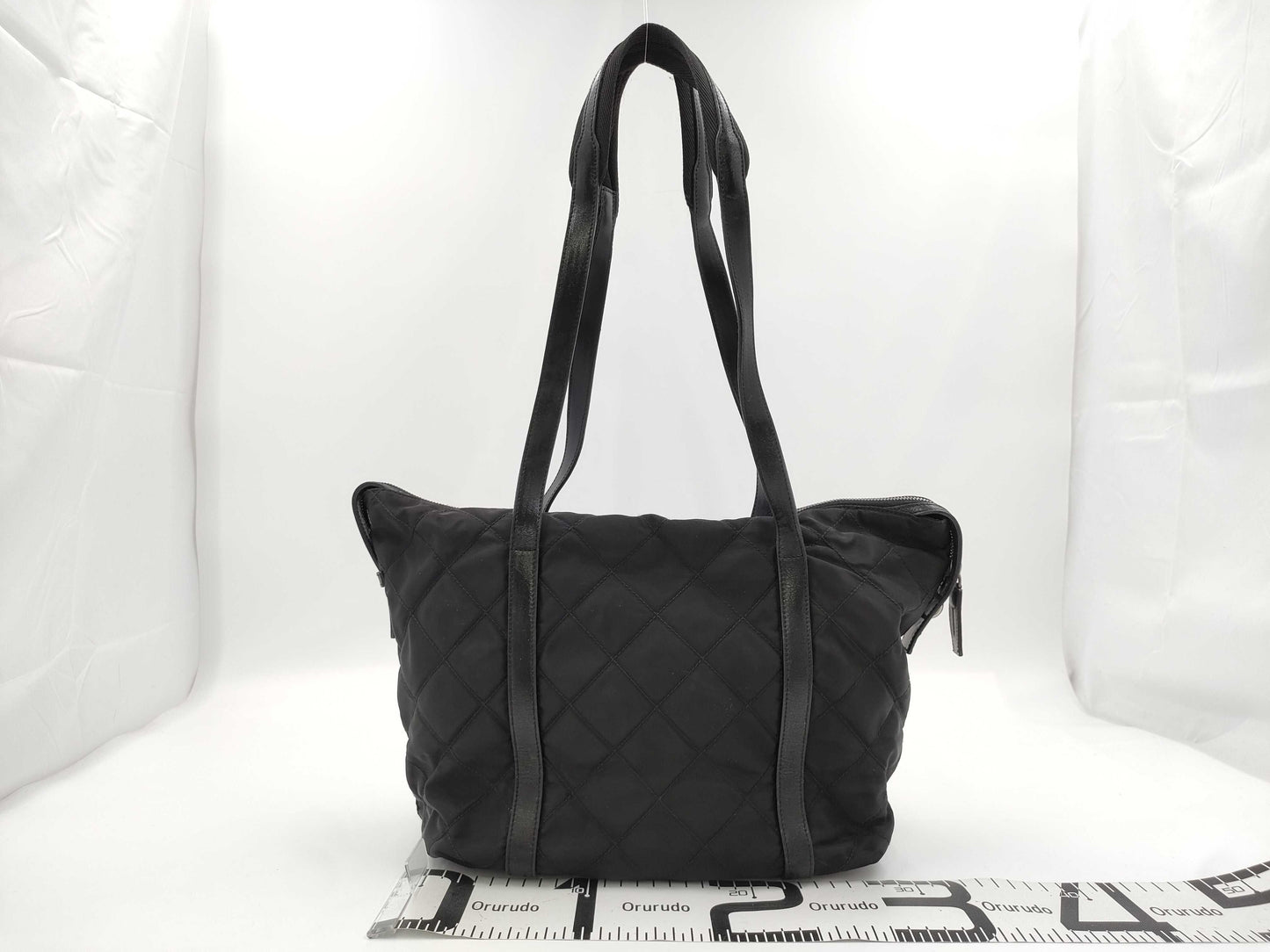 PRADA Quilted Taste Nylon Black Tote Bag