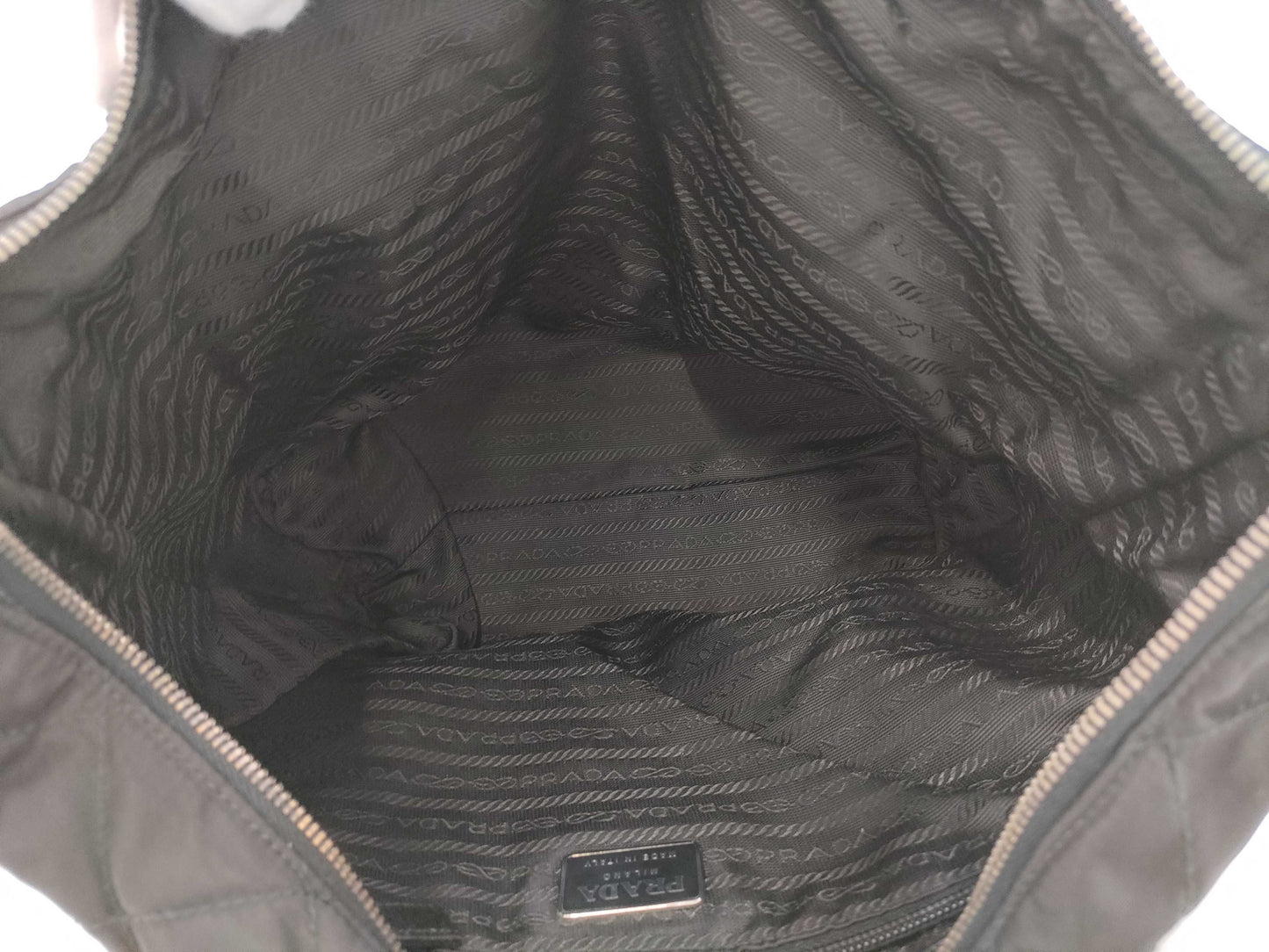PRADA Quilted Taste Nylon Black Tote Bag