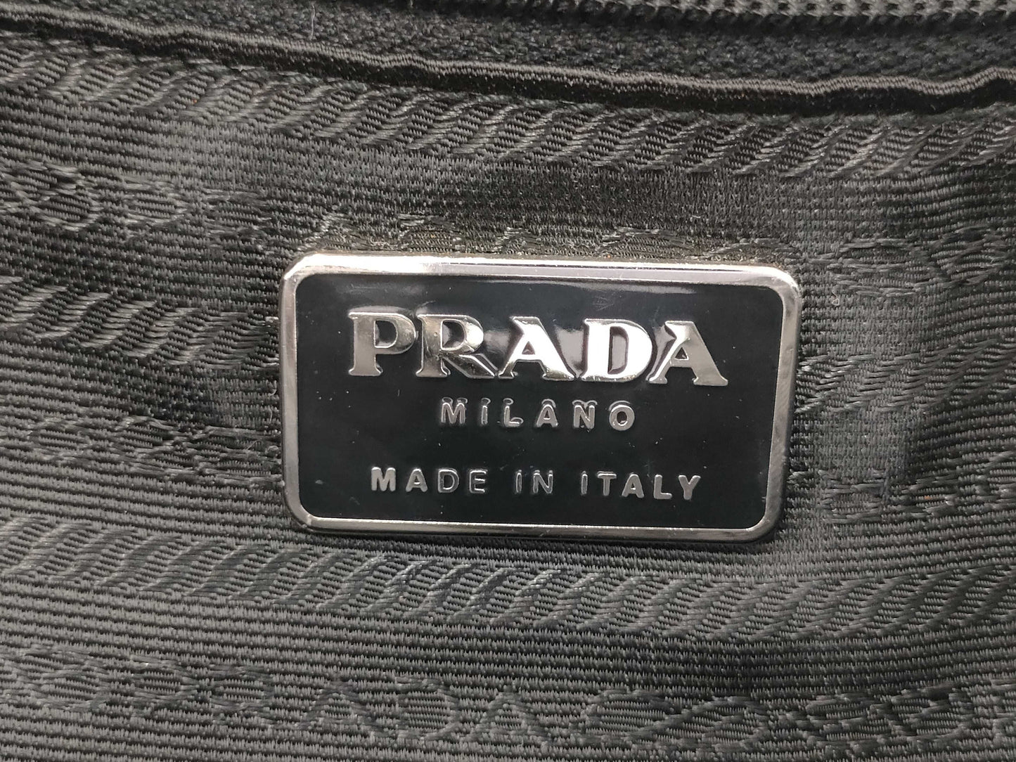 PRADA Quilted Taste Nylon Black Tote Bag