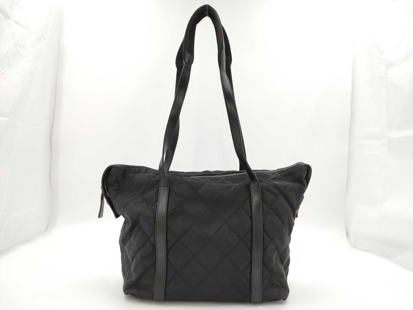 PRADA Quilted Taste Nylon Black Tote Bag
