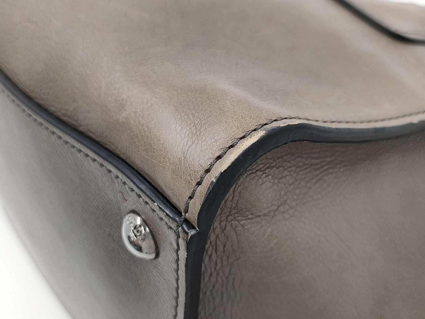 PRADA Leather 2-way Shoulder Handbag