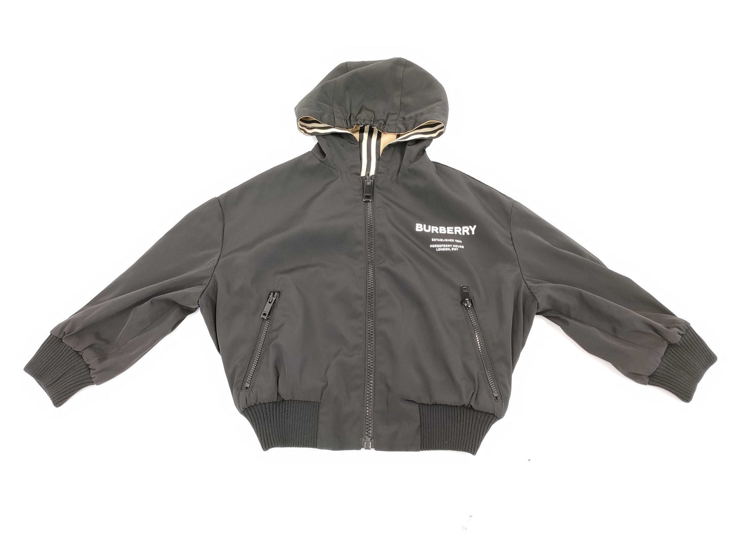 BURBERRY Zip-up Hoodie Size 104 Jacket