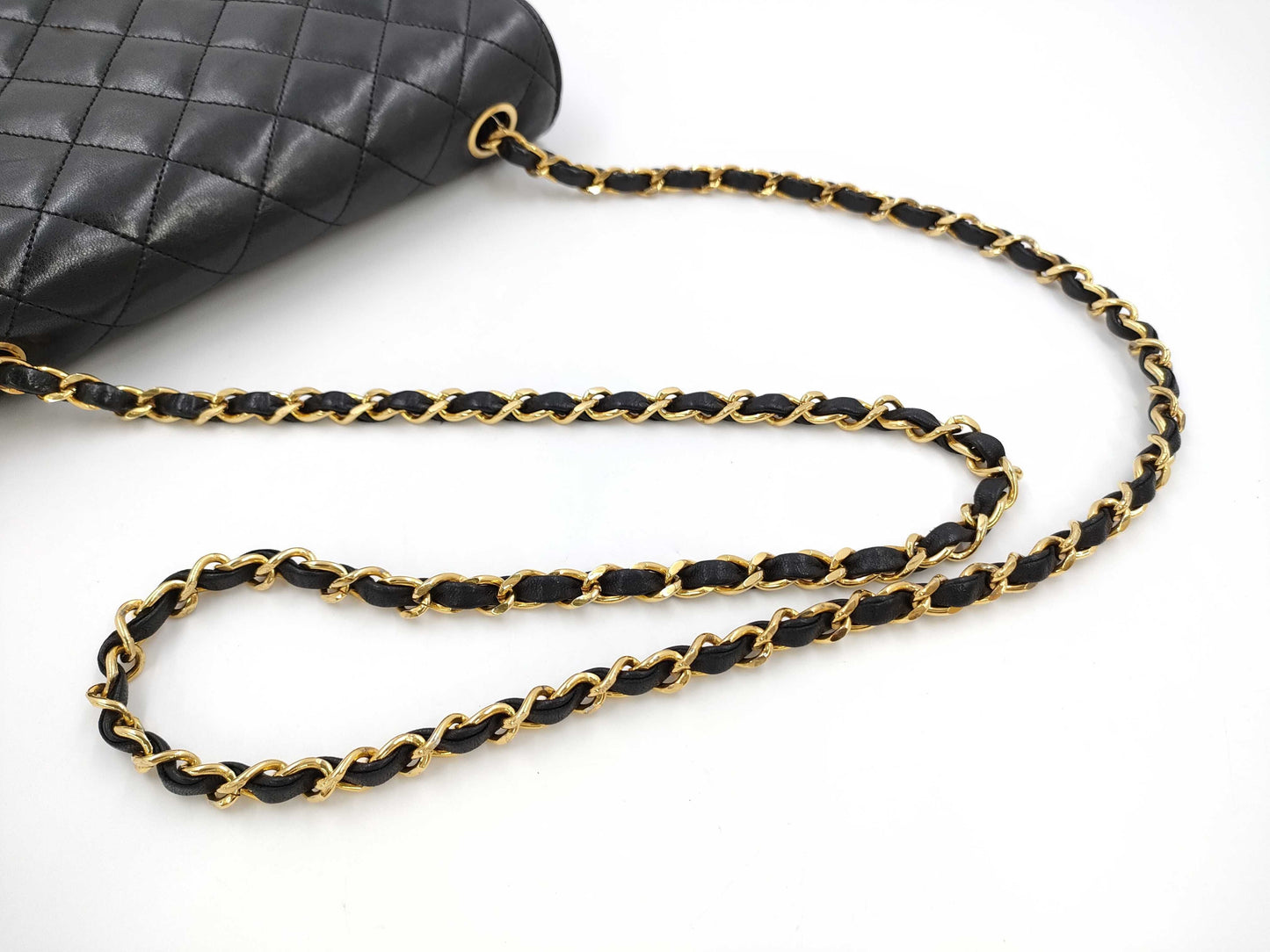 CHANEL Full Flap Matelasse Chain Shoulder Bag Lamb Shoulder Bag