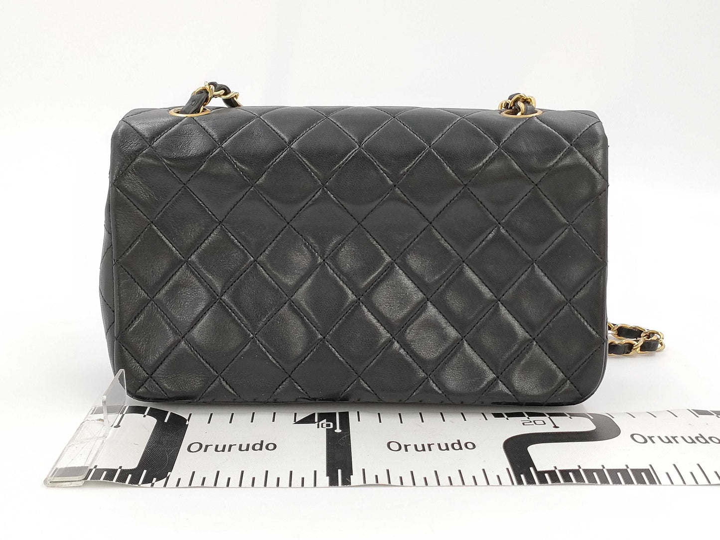 CHANEL Full Flap Matelasse Chain Shoulder Bag Lamb Shoulder Bag