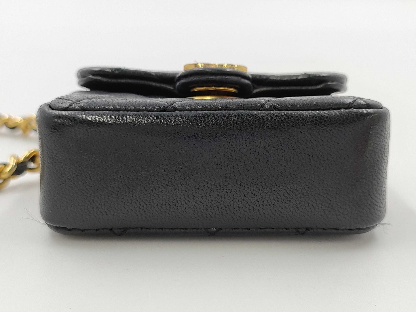 CHANEL Mini Matelasse Chain Shoulder Bag Lamb Shoulder Bag