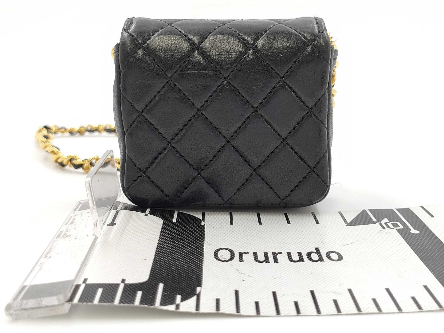 CHANEL Mini Matelasse Chain Shoulder Bag Lamb Shoulder Bag