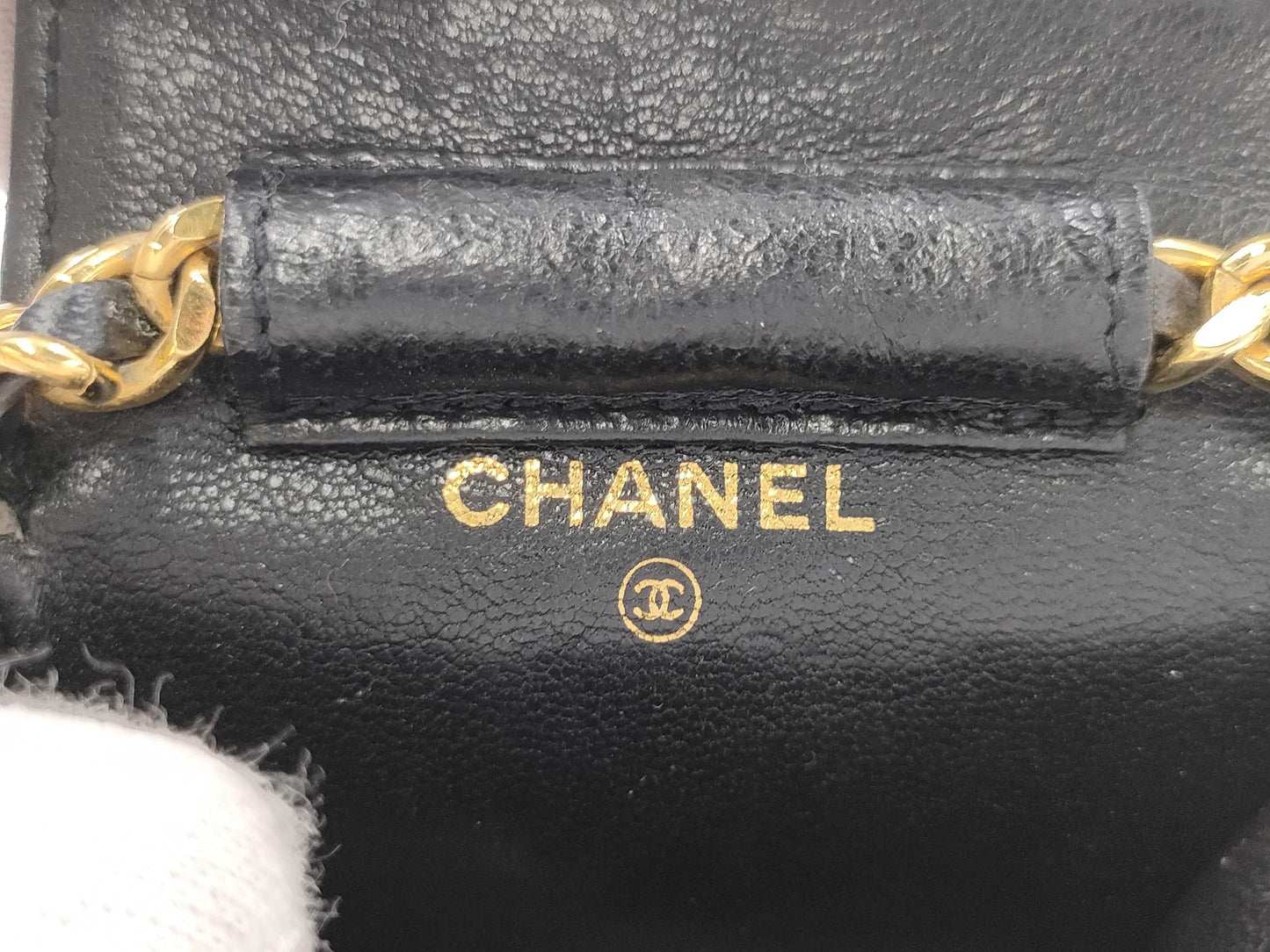 CHANEL Mini Matelasse Chain Shoulder Bag Lamb Shoulder Bag