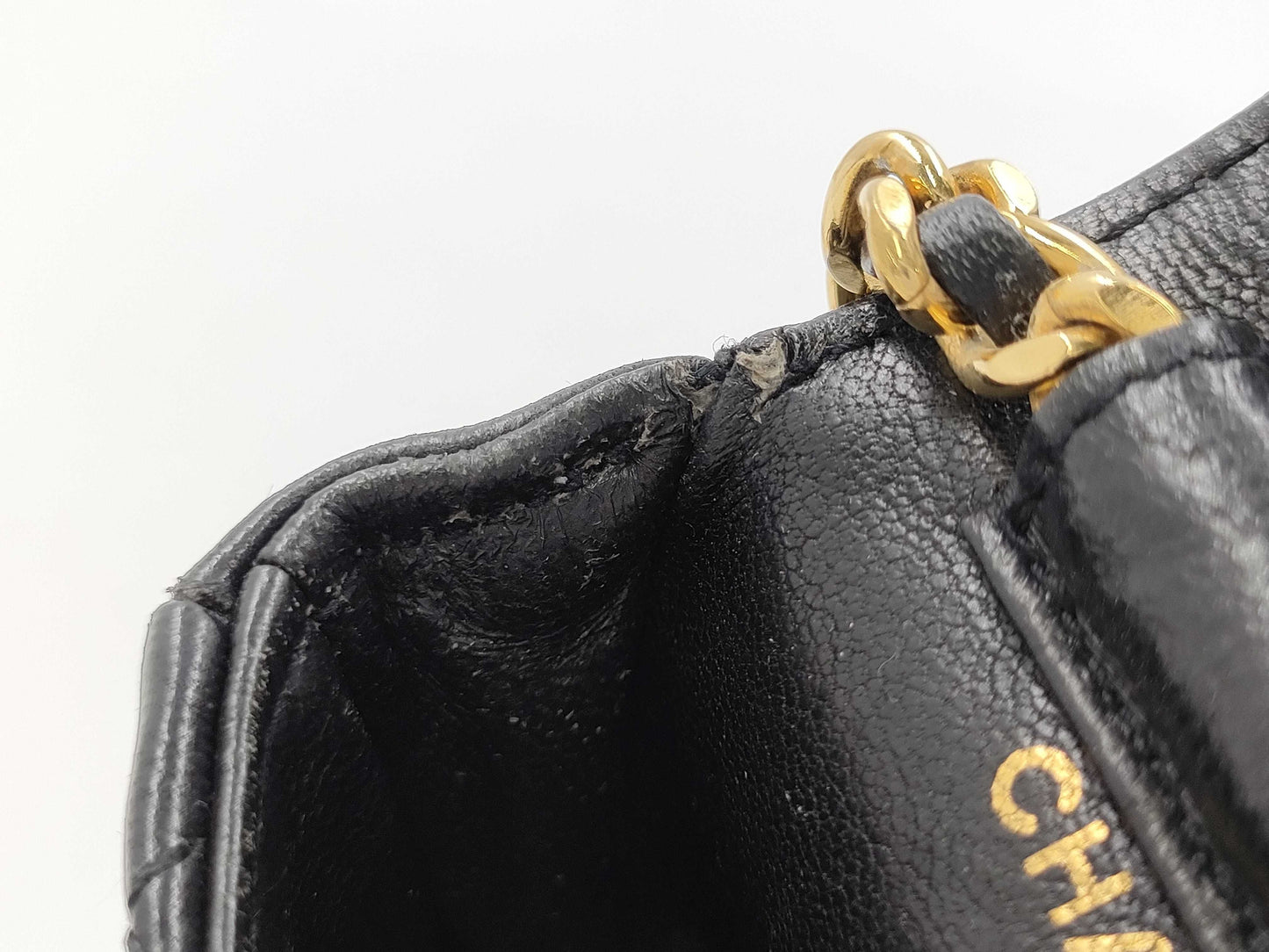 CHANEL Mini Matelasse Chain Shoulder Bag Lamb Shoulder Bag