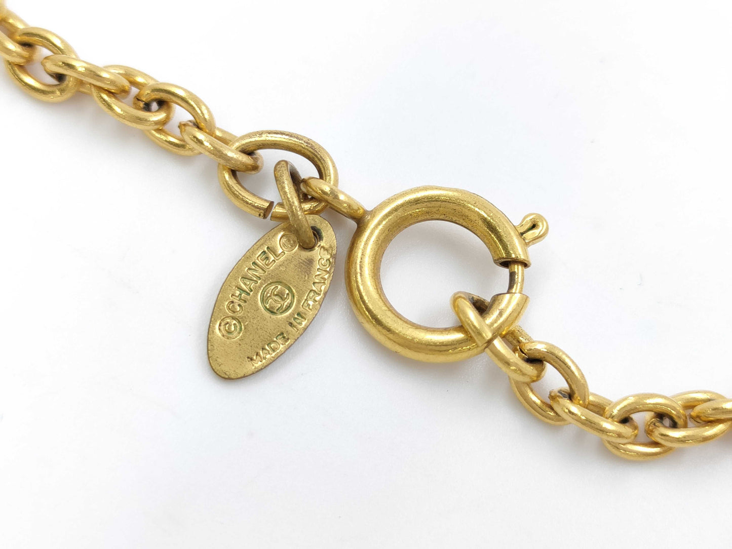 CHANEL Coco Matelasse Chain Necklace