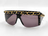 CHANEL Chain Sunglasses Black Sunglasses/Eyewear