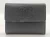 CHANEL Tri-fold Wallet Caviar Wallet