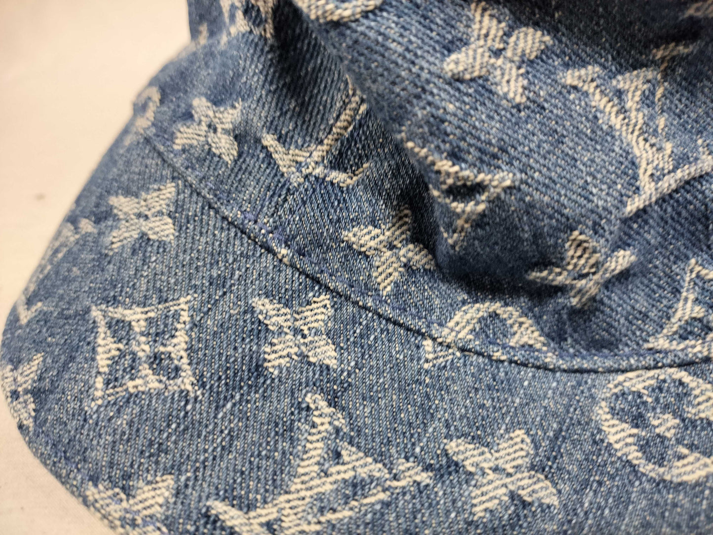 LOUIS VUITTON M78772 Bucket Hat Monogram Denim Other Apparel
