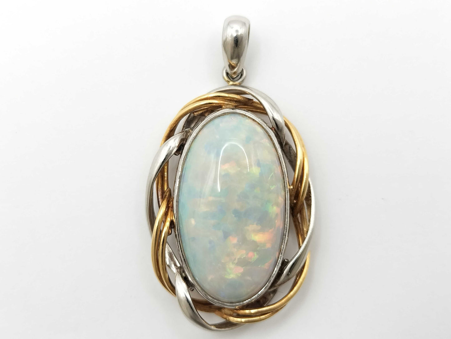 OP 9.26ct PT900/K18 8.6g Pendant Top