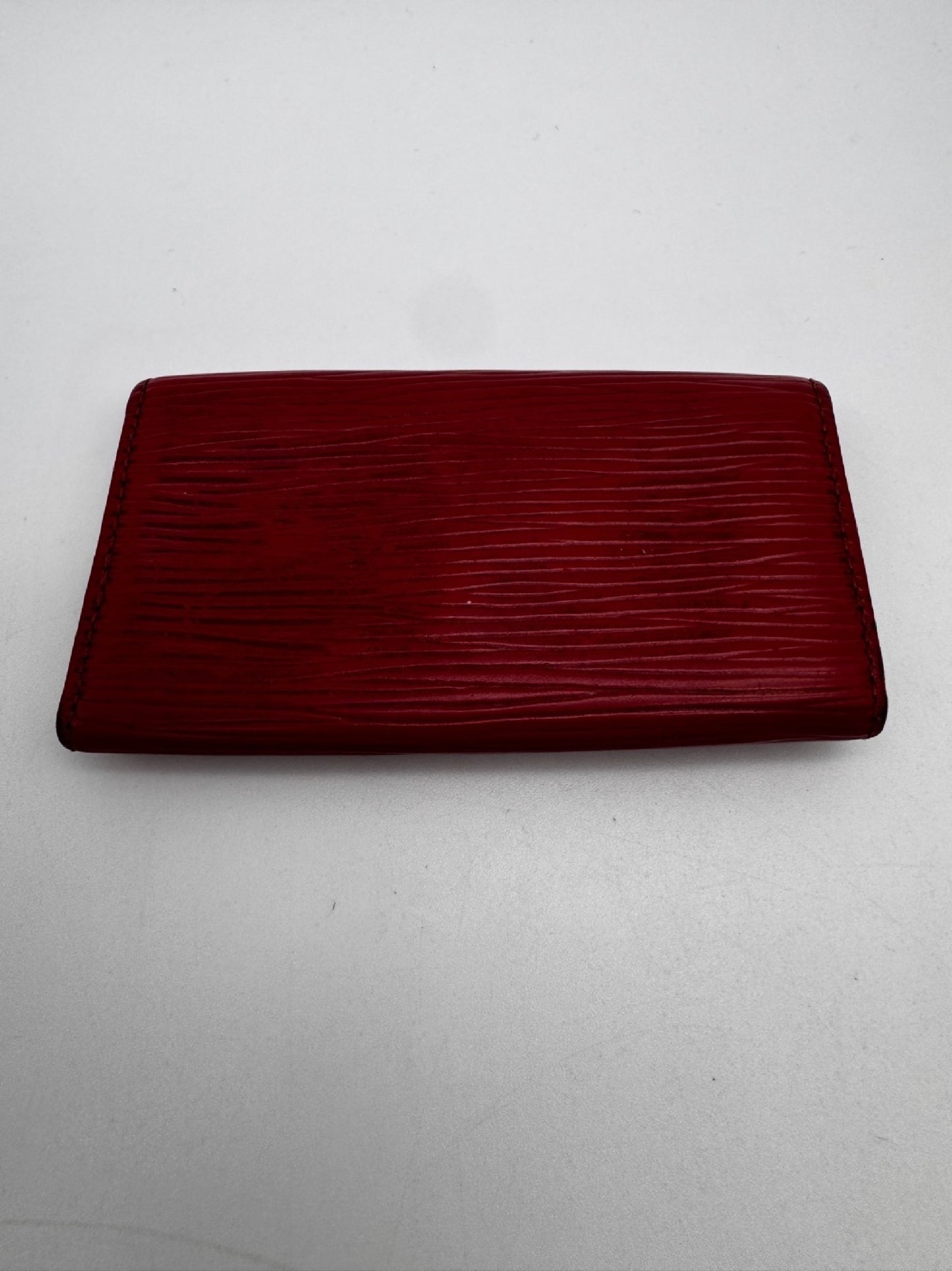 LOUIS VUITTON Red Key Case/Key Holder