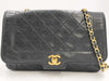 CHANEL Turnlock Matelasse Black Shoulder Bag