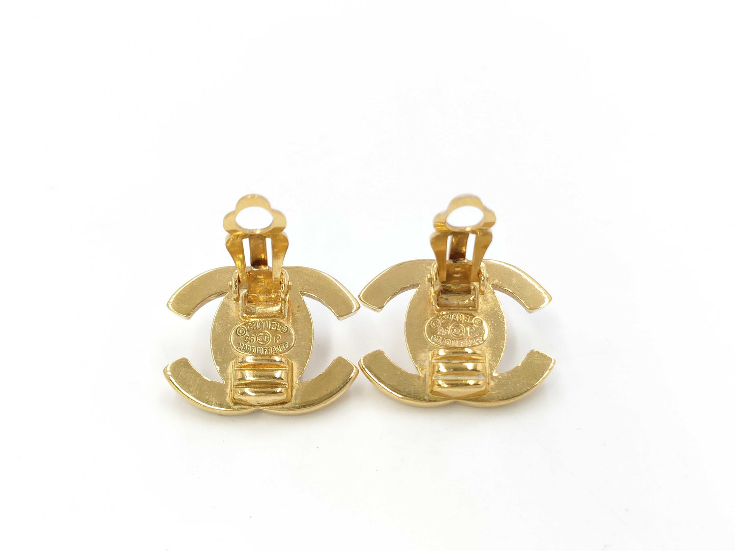 CHANEL Turnlock Earrings