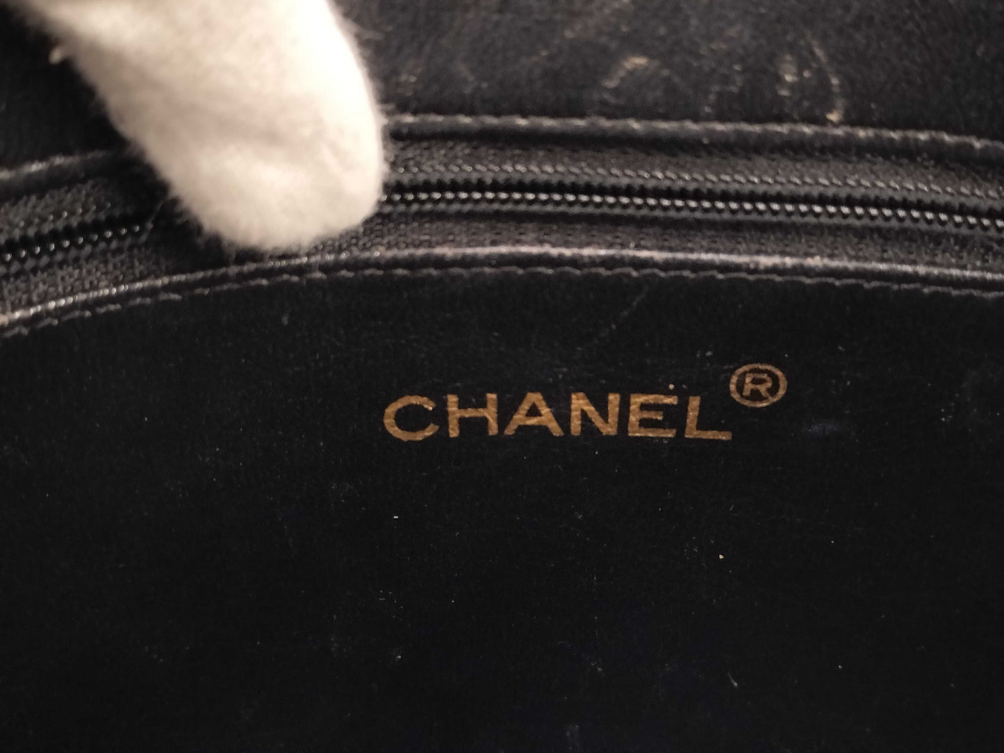 CHANEL CHANEL Matelasse Shoulder Bag Green with Seal