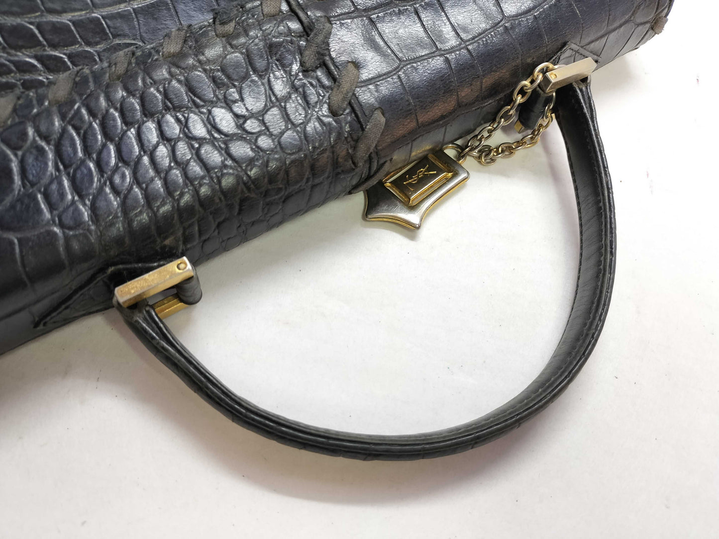 Yves Saint Laurent YSL Handbag Crocodile Handbag