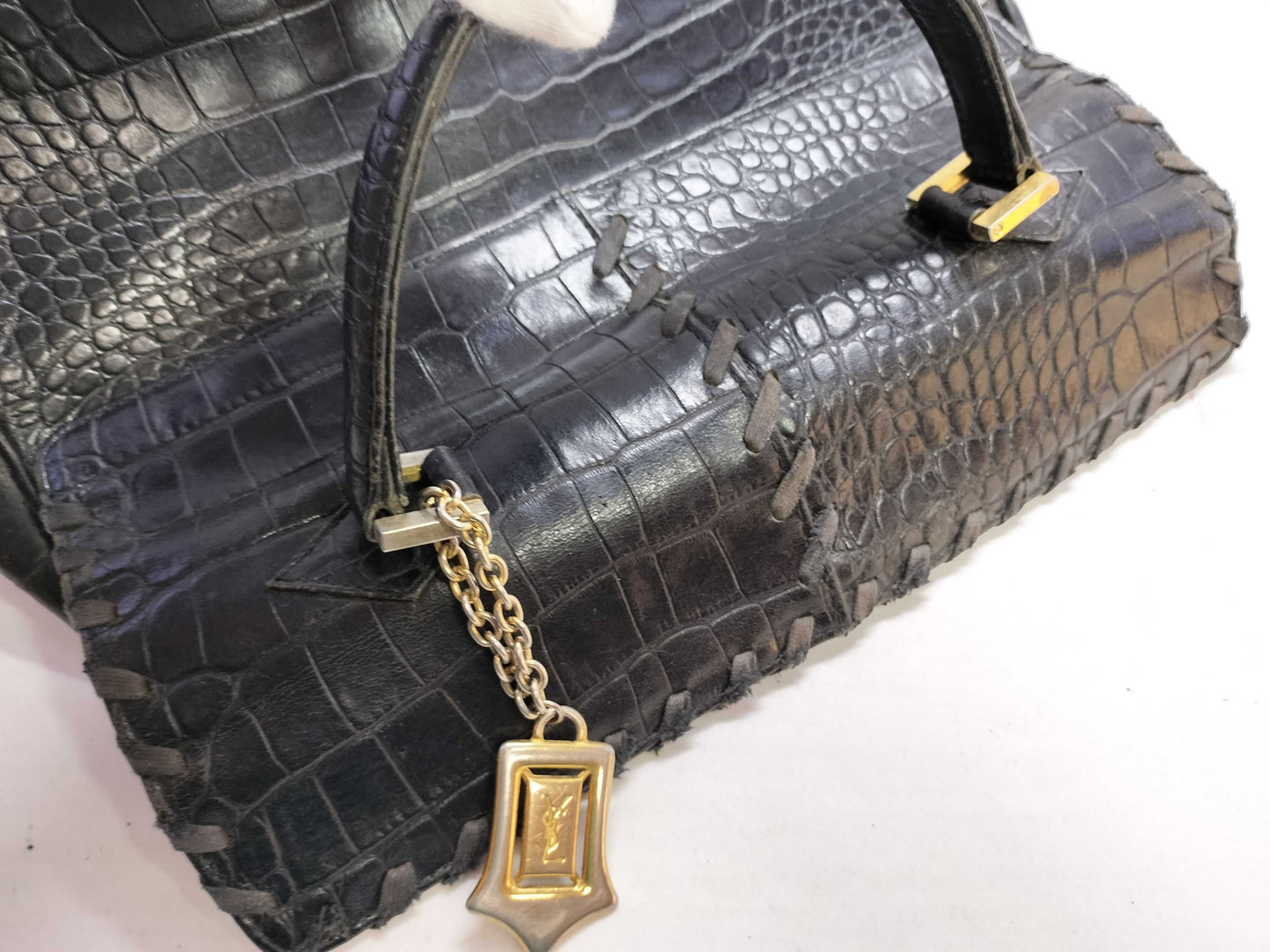 Yves Saint Laurent YSL Handbag Crocodile Handbag
