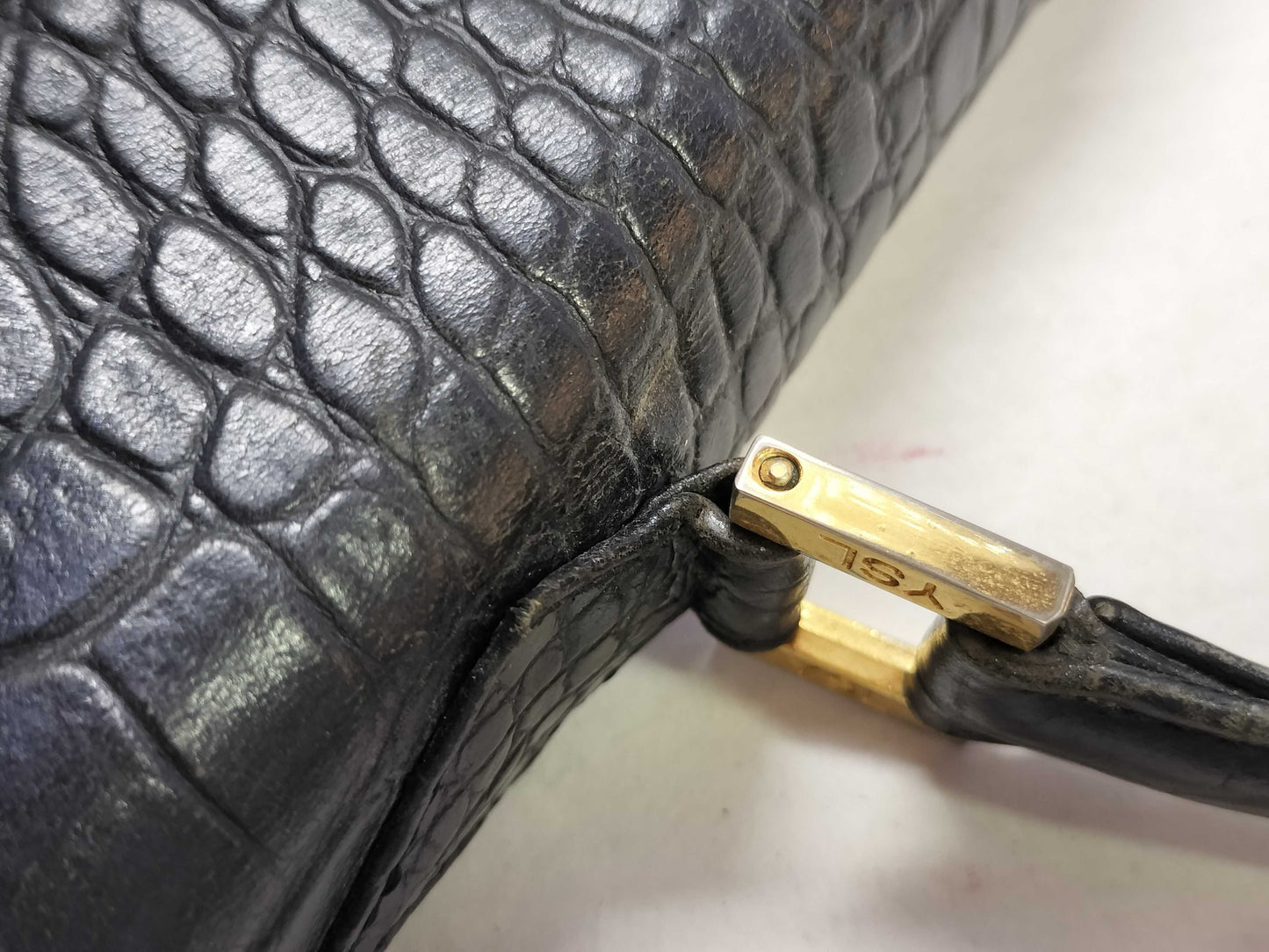 Yves Saint Laurent YSL Handbag Crocodile Handbag