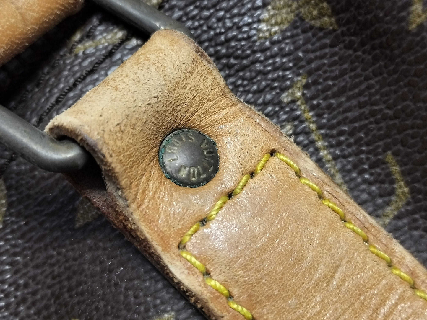 LOUIS VUITTON Monogram Louis Vuitton Keepall Bag Boston Bag