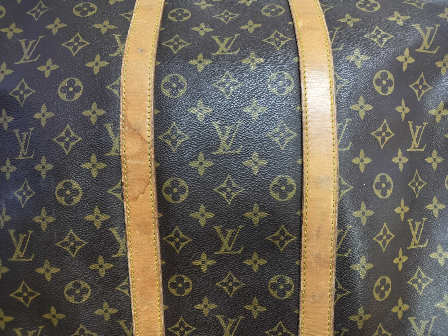 LOUIS VUITTON Monogram Louis Vuitton Keepall Bag Boston Bag