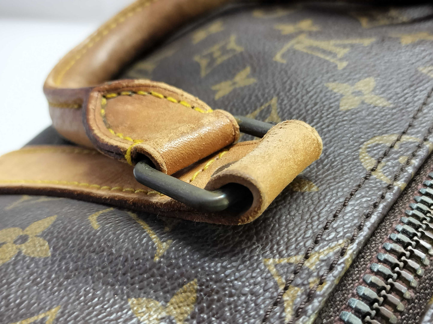 LOUIS VUITTON Monogram Louis Vuitton Keepall Bag Boston Bag