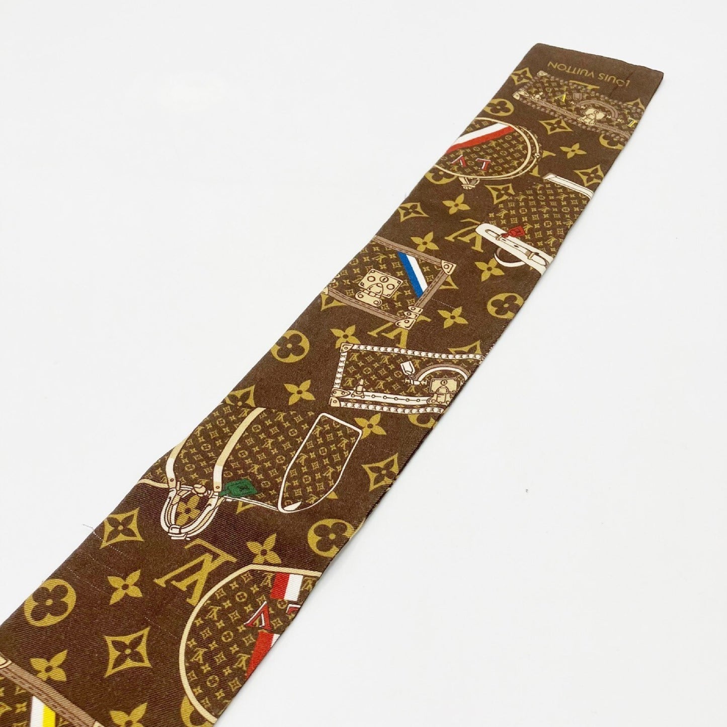 LOUIS VUITTON Bandeau Monogram Trunk Scarf