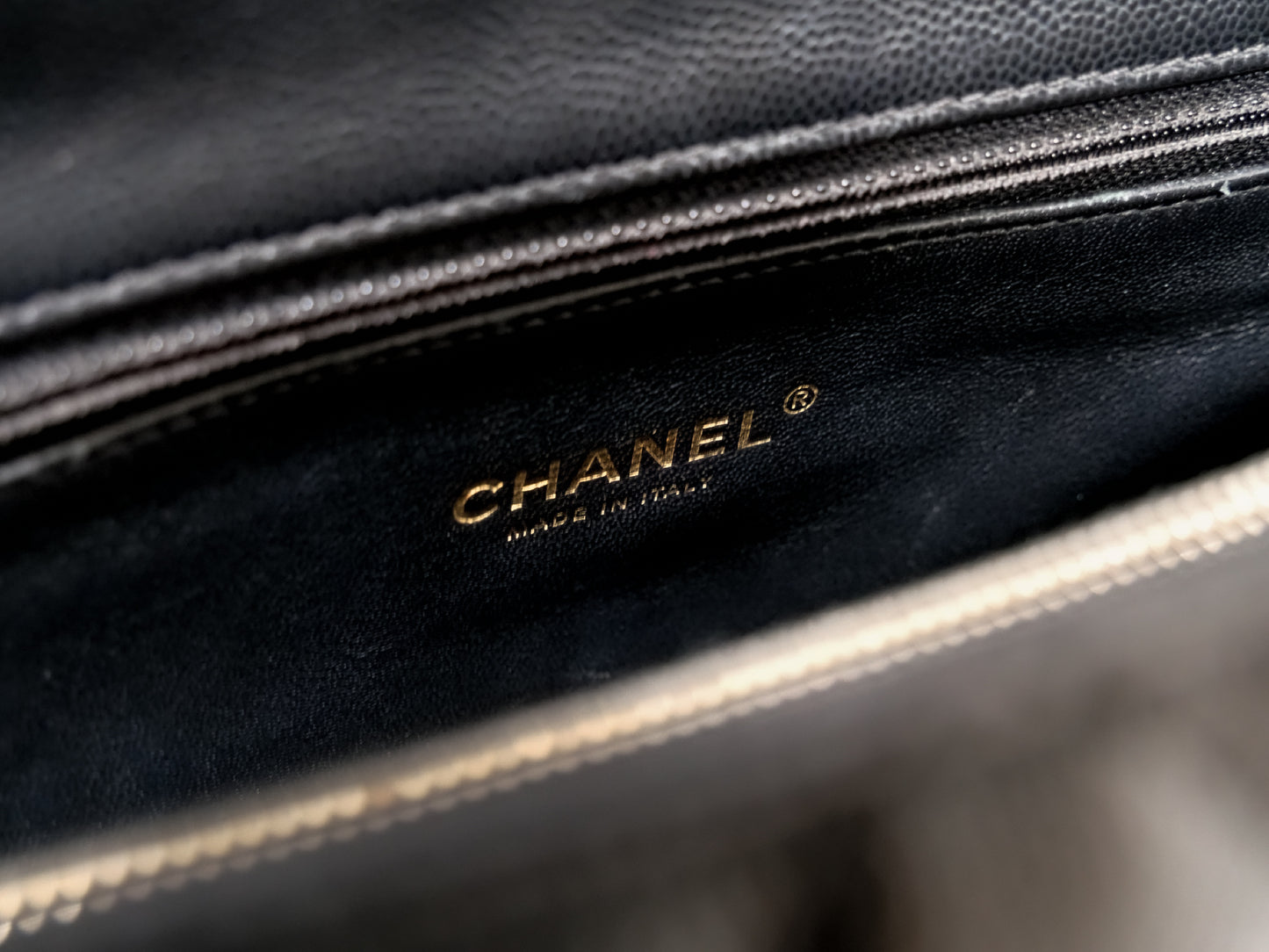 CHANEL Coco Handle 33 M Caviar and Python 2-Way Handbag Black with Gold Hardware 26201895 26 Series Handbag