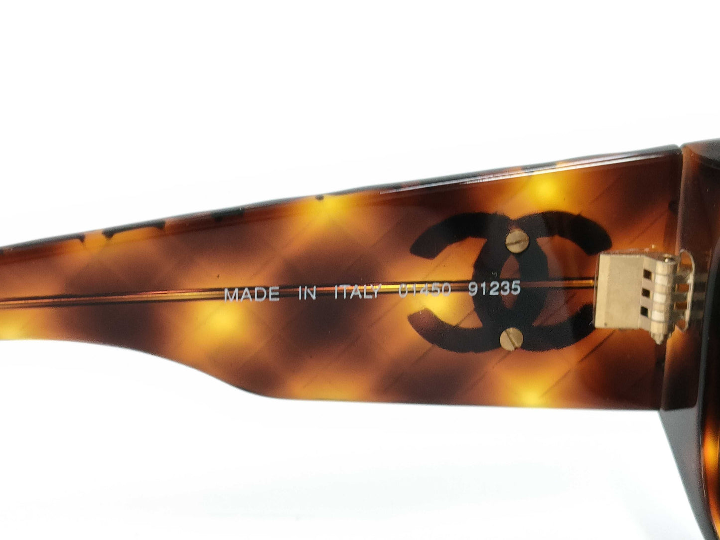 CHANEL Chanel Sunglasses Coco Mark Matelasse Tortoiseshell Pattern Sunglasses/Eyeglasses