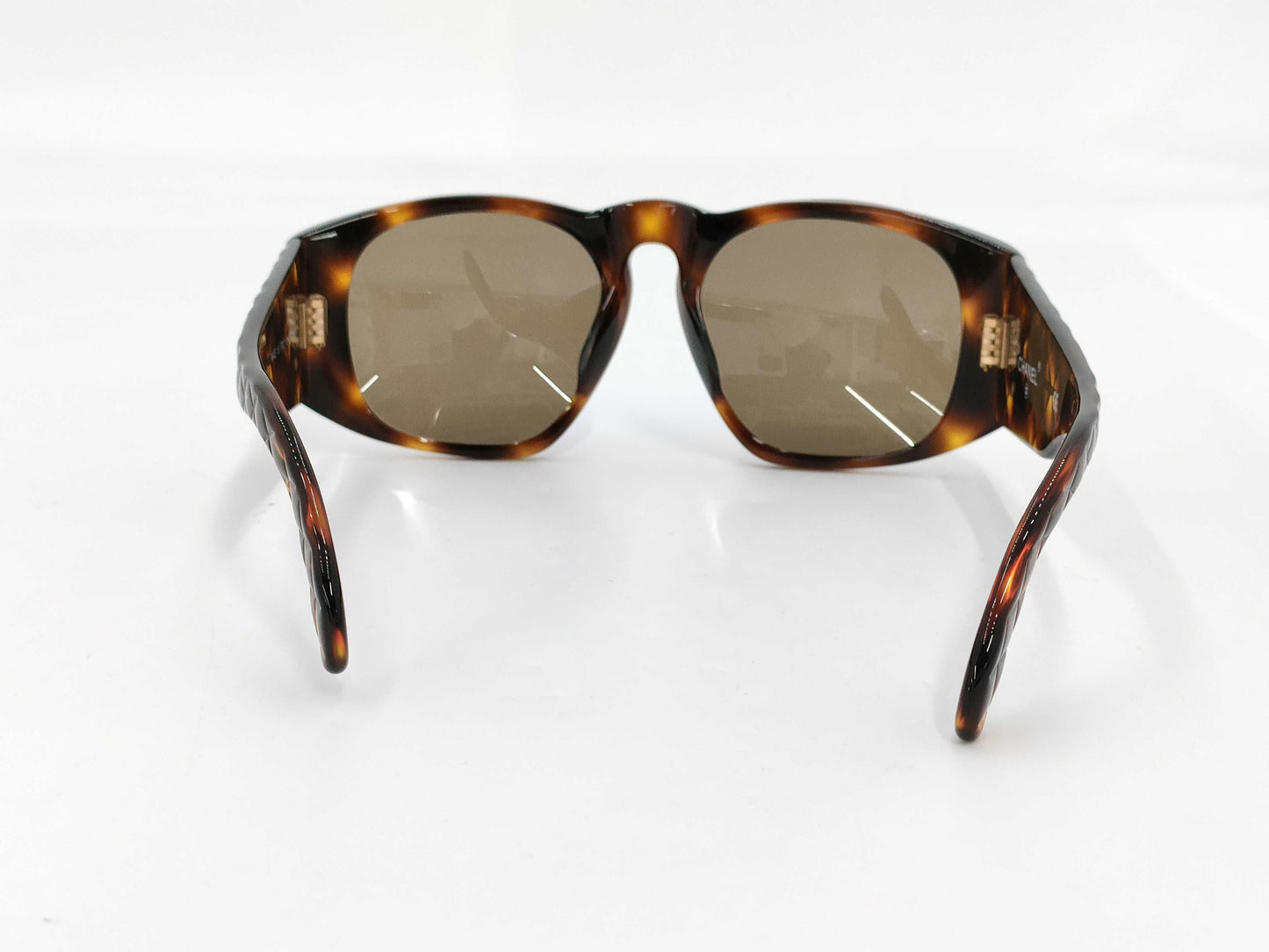 CHANEL Chanel Sunglasses Coco Mark Matelasse Tortoiseshell Pattern Sunglasses/Eyeglasses