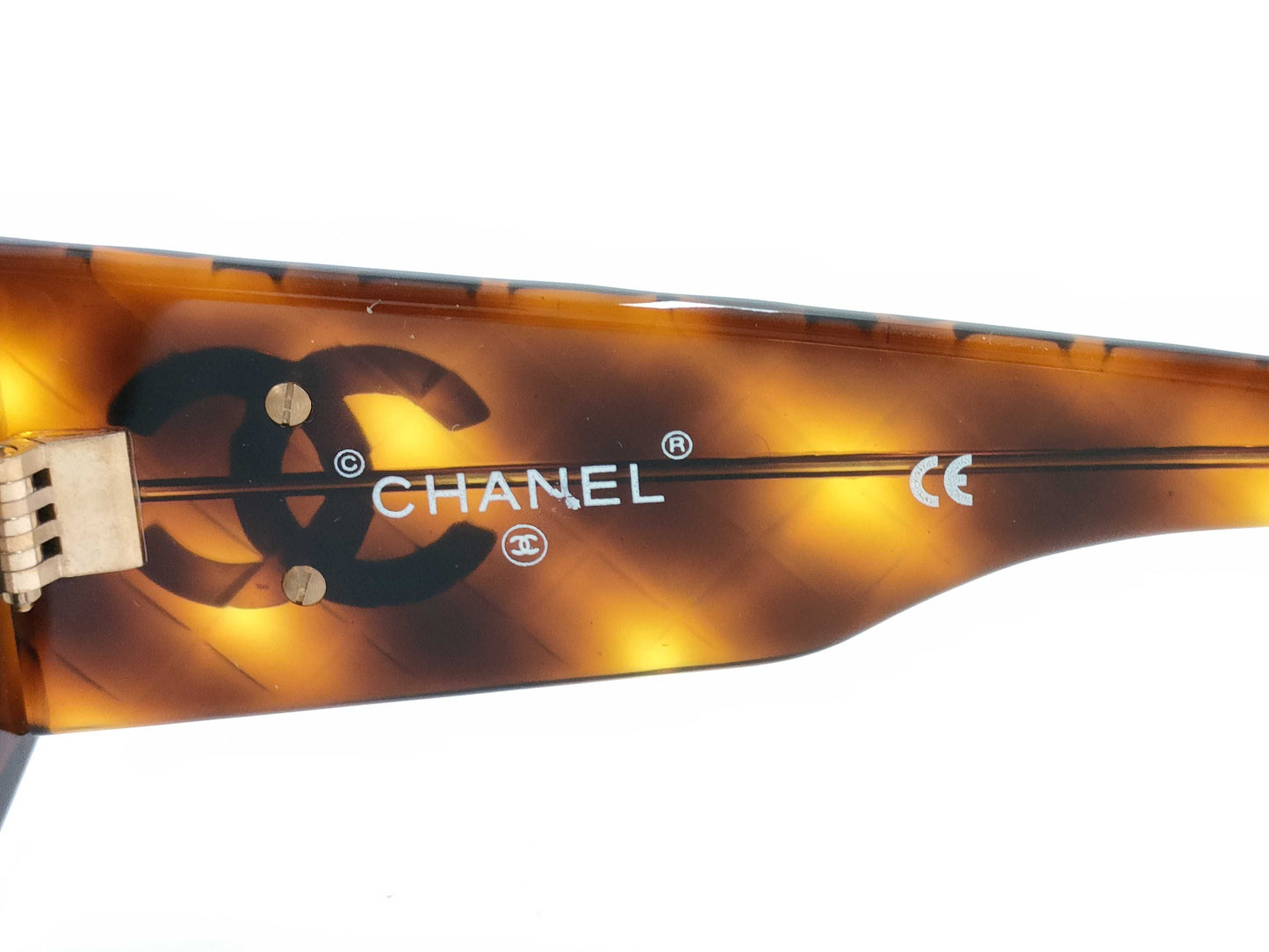 CHANEL Chanel Sunglasses Coco Mark Matelasse Tortoiseshell Pattern Sunglasses/Eyeglasses