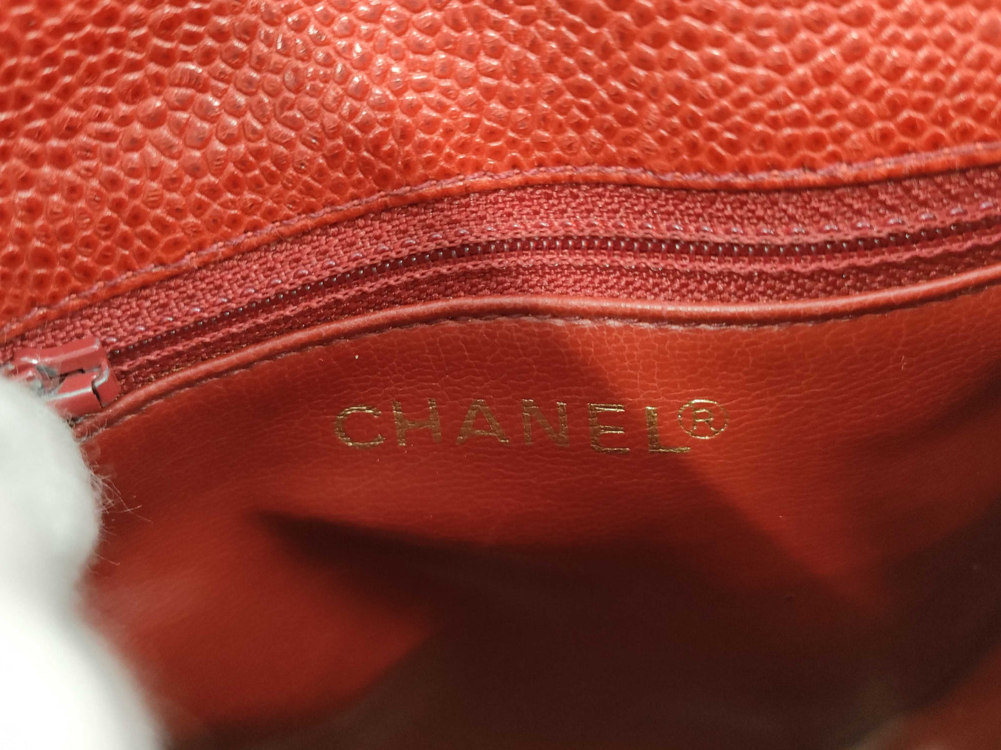 CHANEL Chanel Coco Mark Lambskin Boston bag Black Silver Metal Fittings Shoulder bag