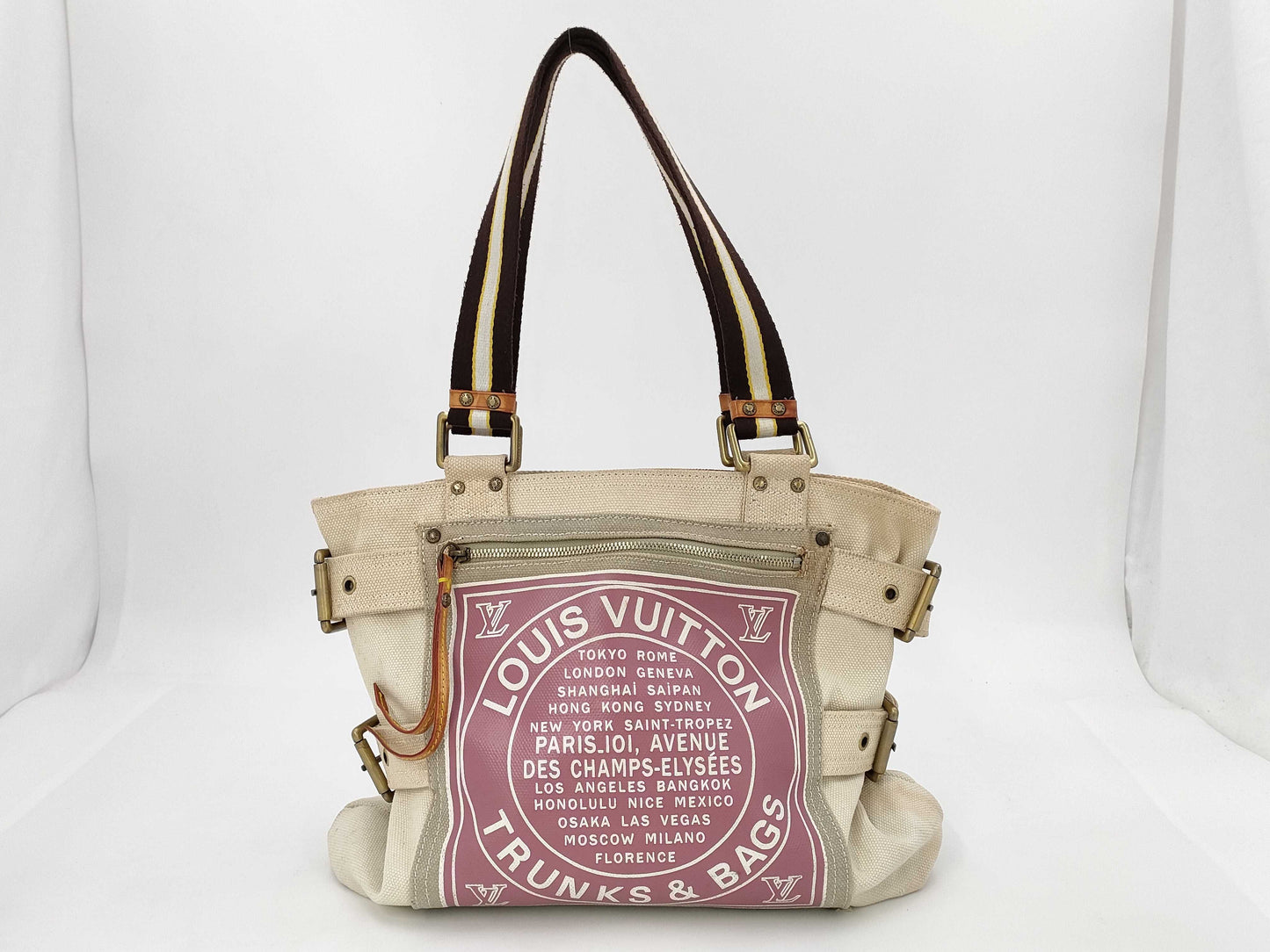 LOUIS VUITTON Cruise Line Globe Shopper MM Tote Bag