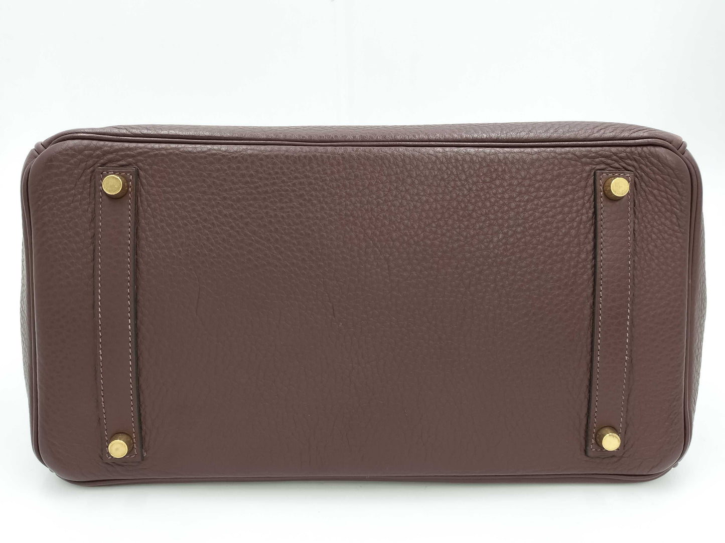 HERMES Birkin 35 Togo Brown with Gold Hardware, H Handbag