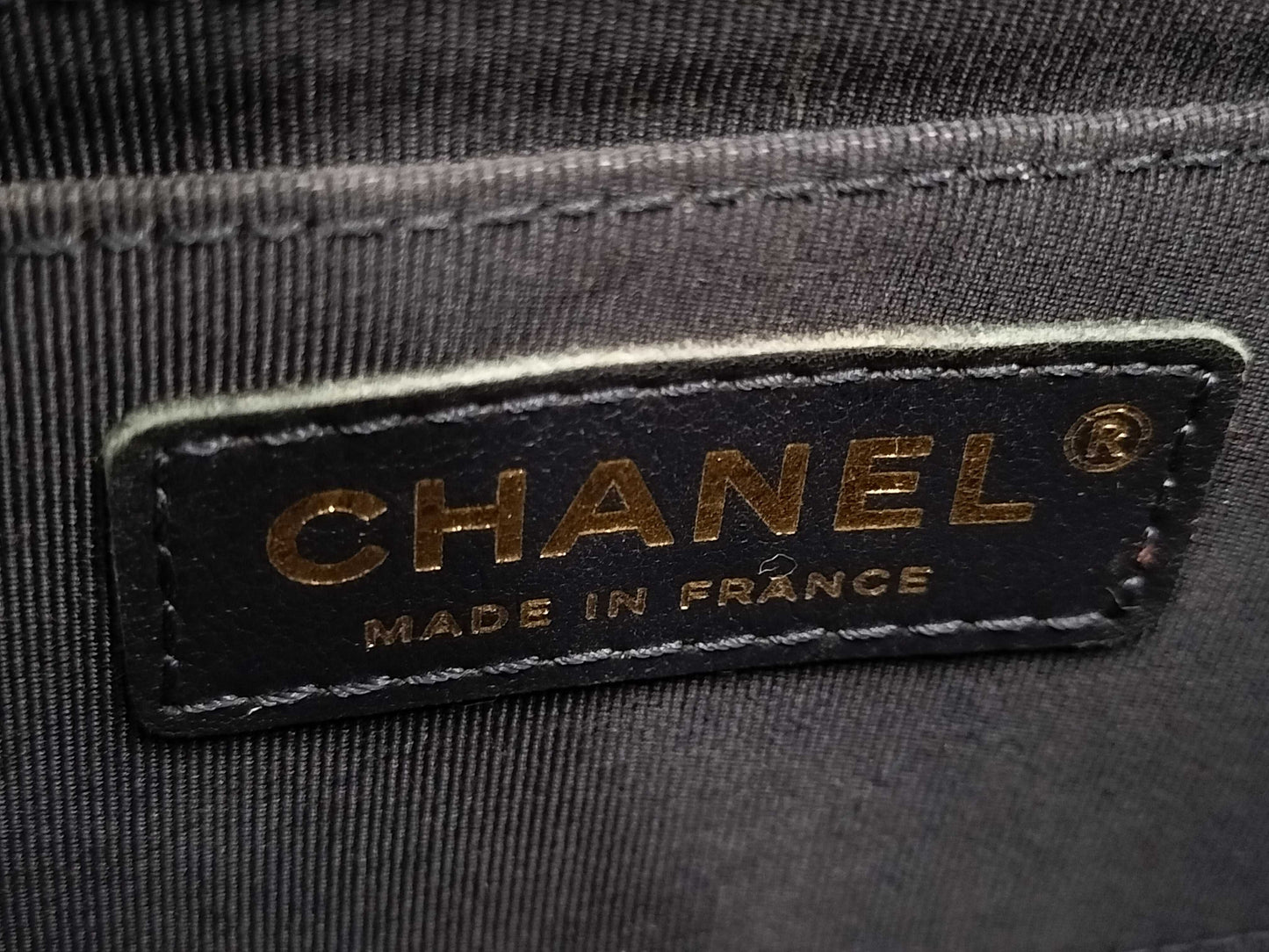 CHANEL V-Stitch Single Flap Double Chain Shoulder Bag with No. 28 Seal