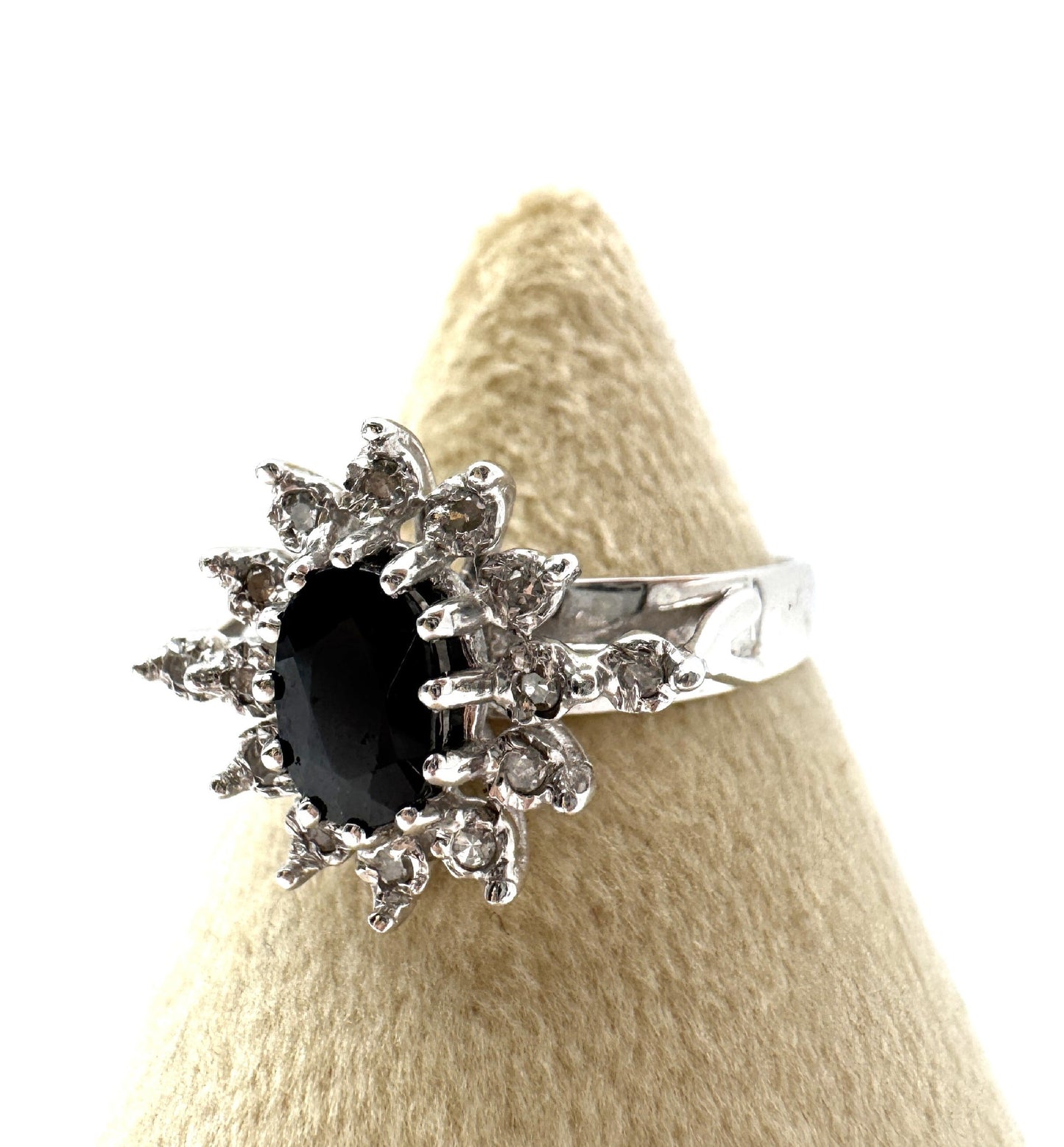 Colored Stone D0.14ct K9 2.8g Ring