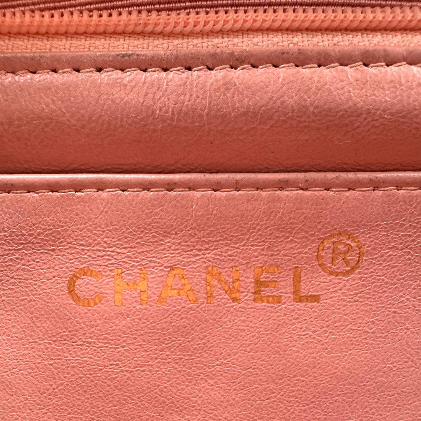 CHANEL Diana Matelasse 25 Chain Caviar Skin Pink Shoulder Bag