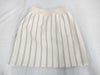 LOUIS VUITTON Striped Skirt, Ivory, XS