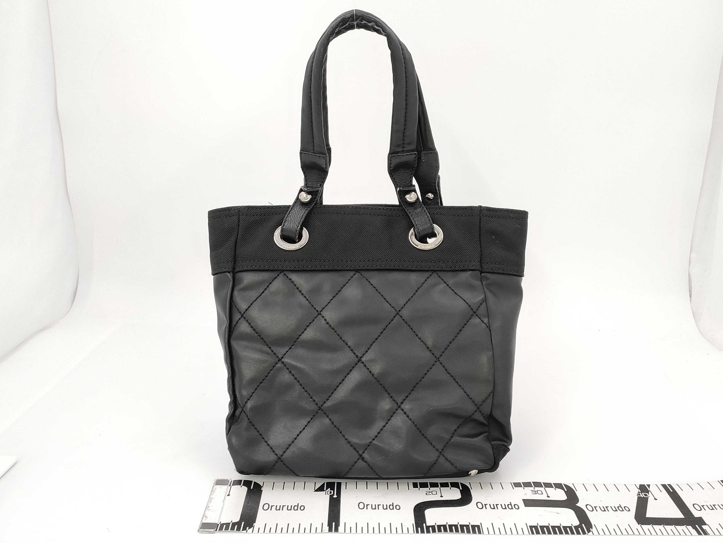 CHANEL Paris Biarritz PM Tote Bag, Black