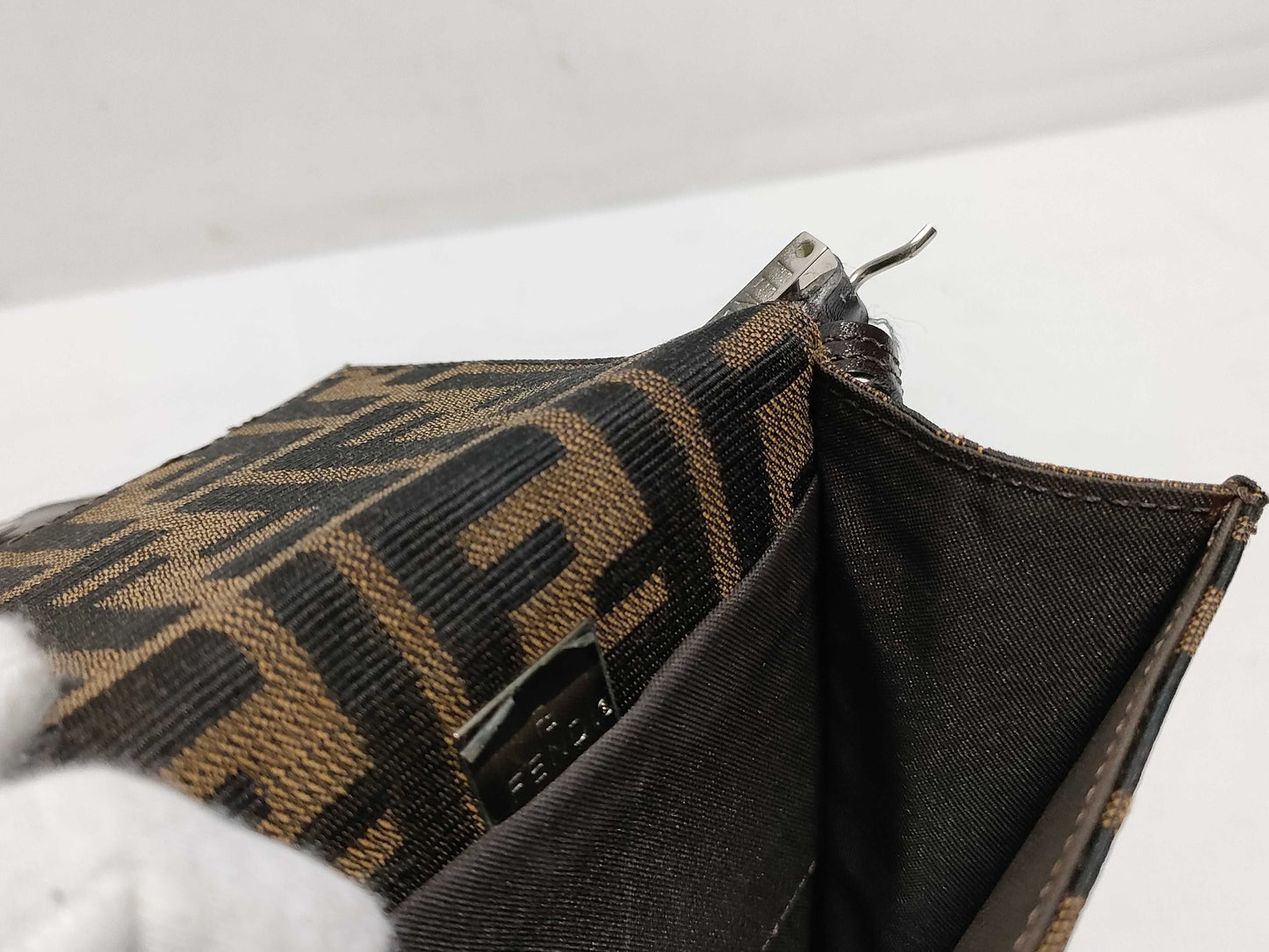 FENDI Zucca Mamma Bucket Shoulder Bag