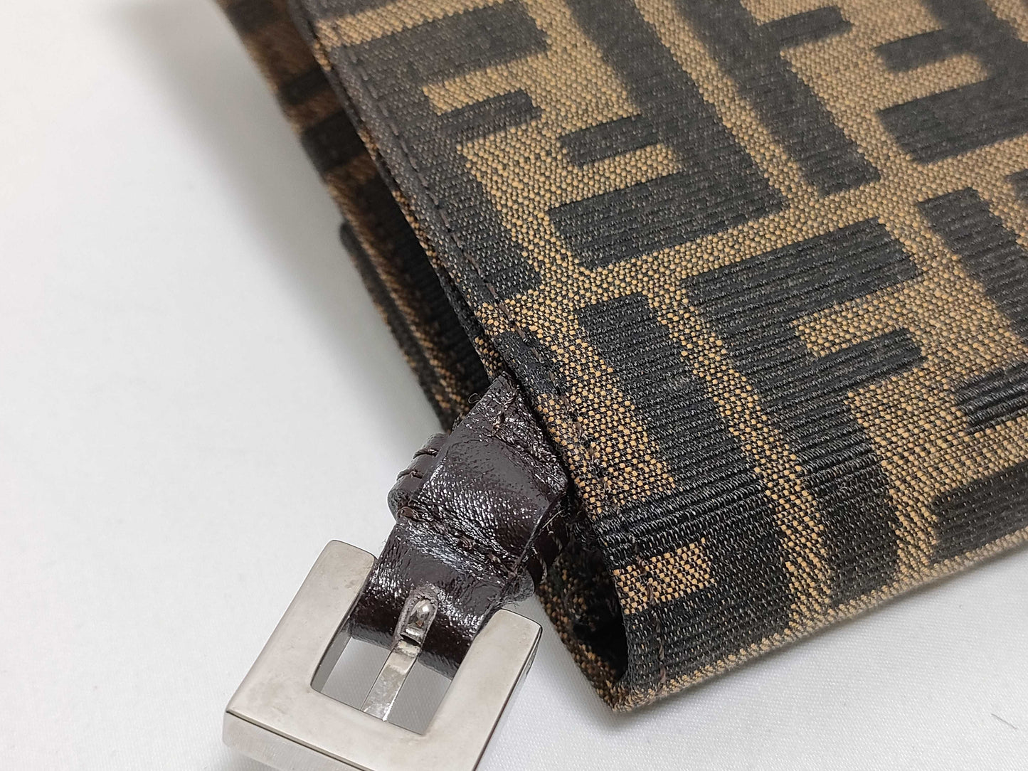 FENDI Zucca Mamma Bucket Shoulder Bag