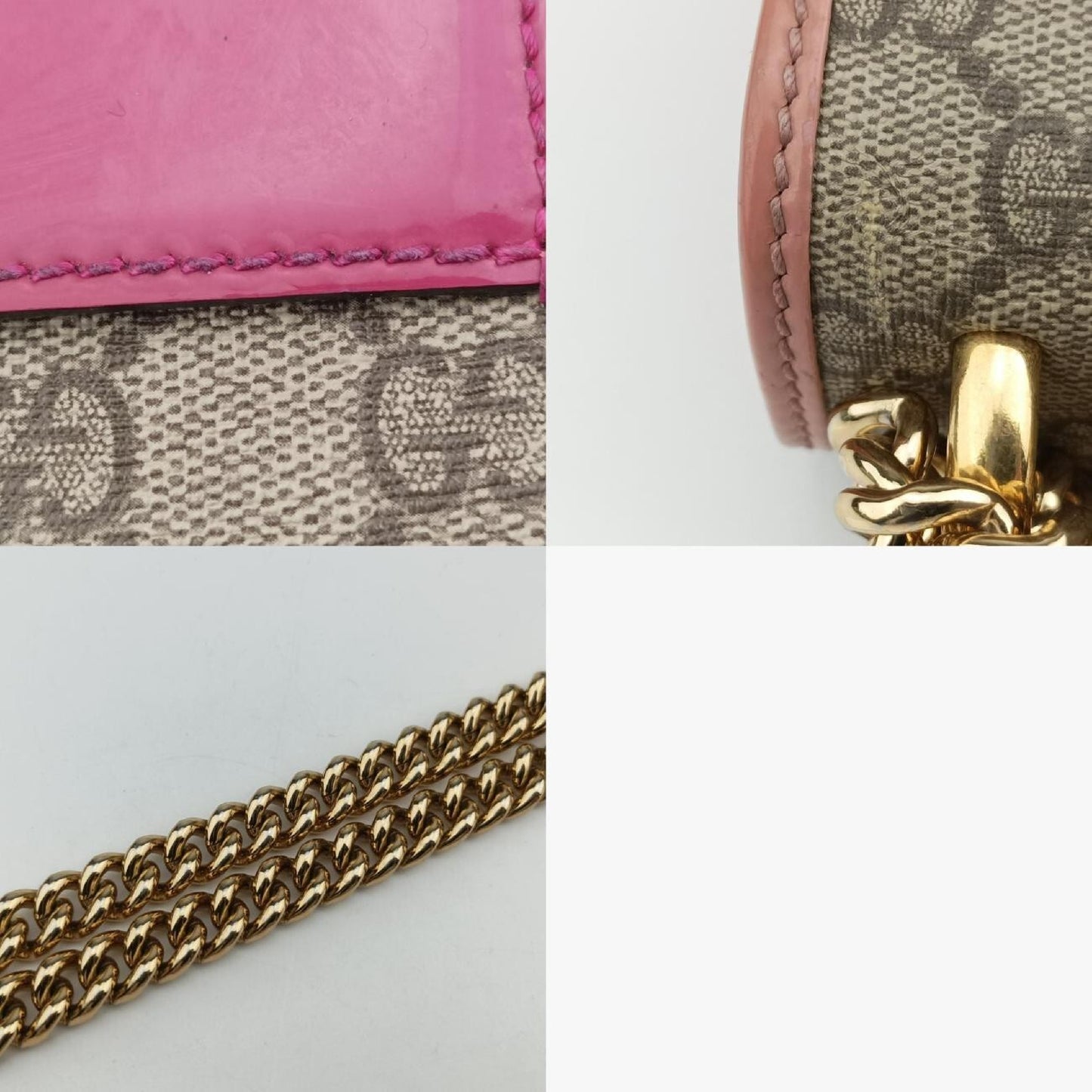 GUCCI Padlock Multicolor PVC Coated Canvas Shoulder Bag 409487I019250493