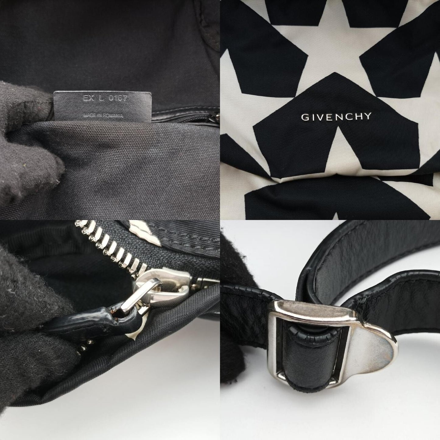 GIVENCHY Star Print Multicolor Canvas EX L 0167 Backpack
