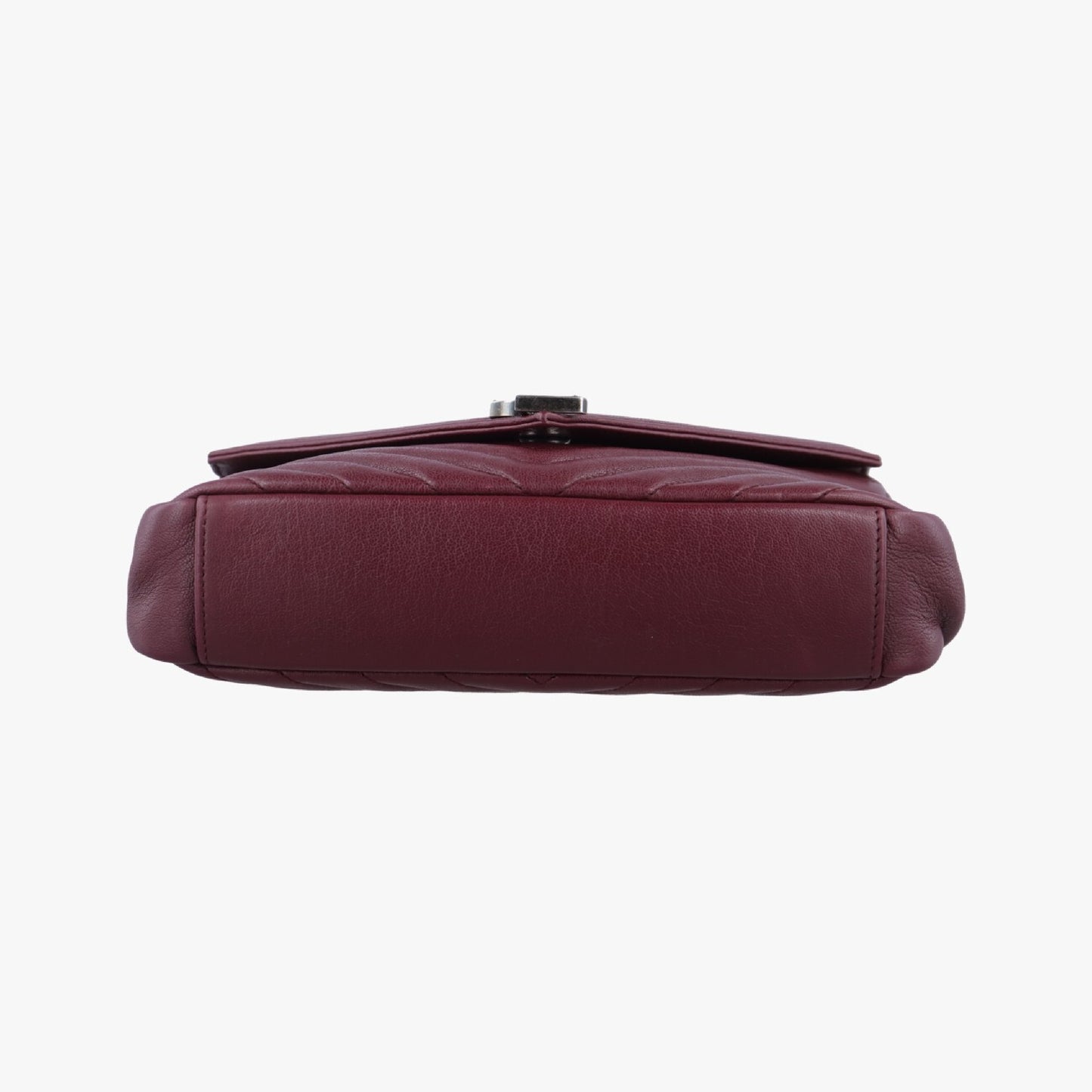 Yves Saint Laurent College Wine Red Leather Shoulder Bag 428056DMR428056.0916
