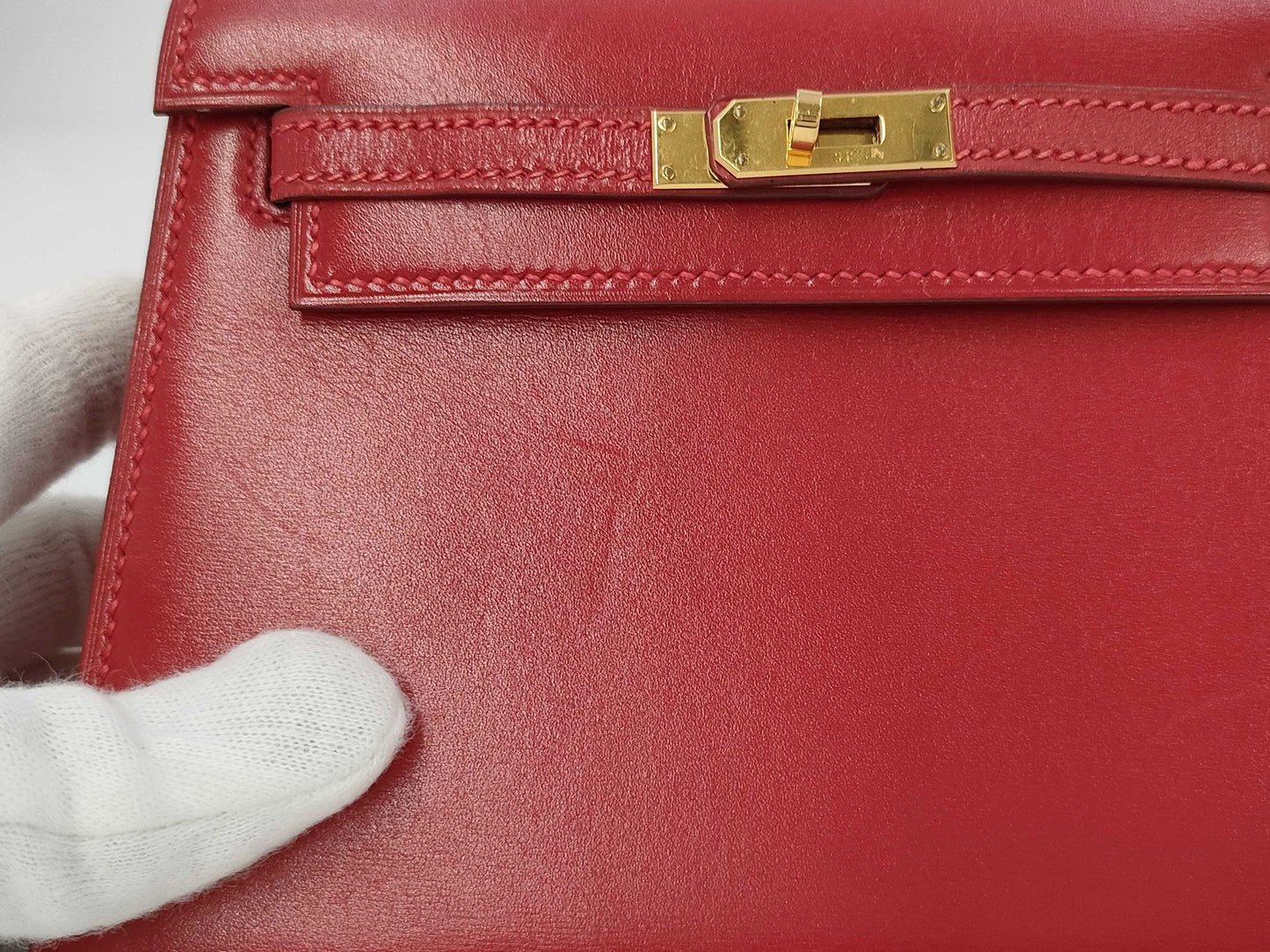 HERMES Kelly Pochette Handbag Hermes Kelly Bag
